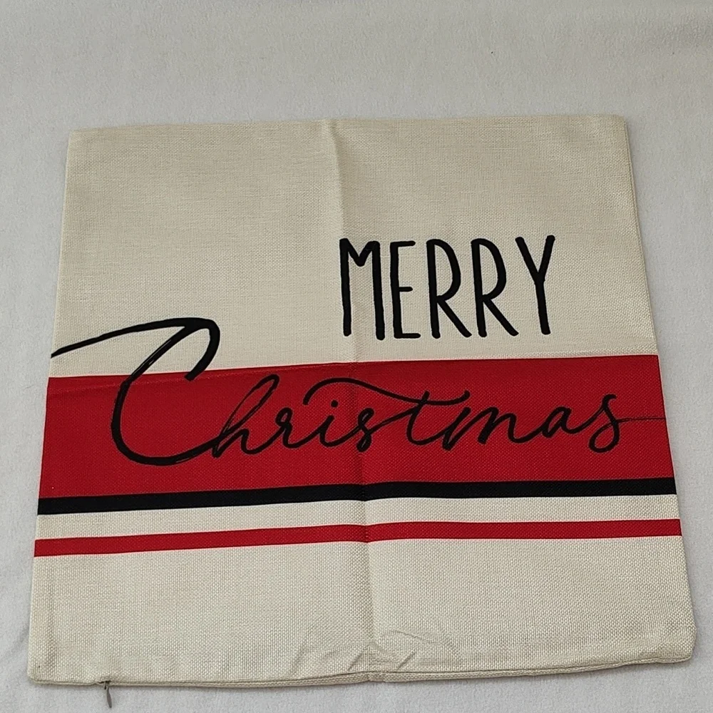 New Christmas Accent Pillow Case SET of 4
